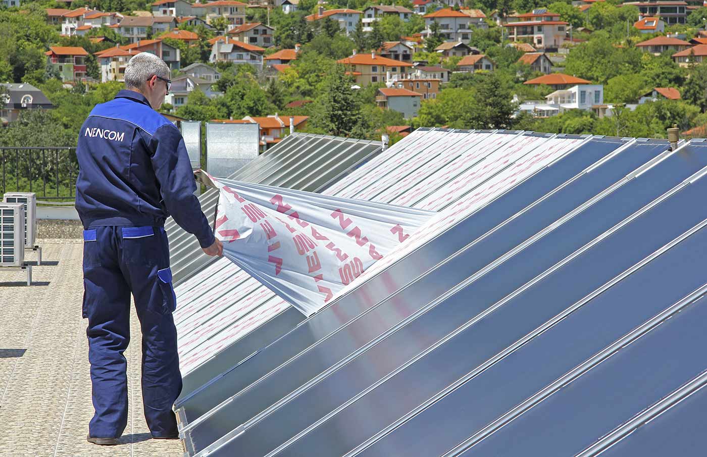 Turning on of solar collectors