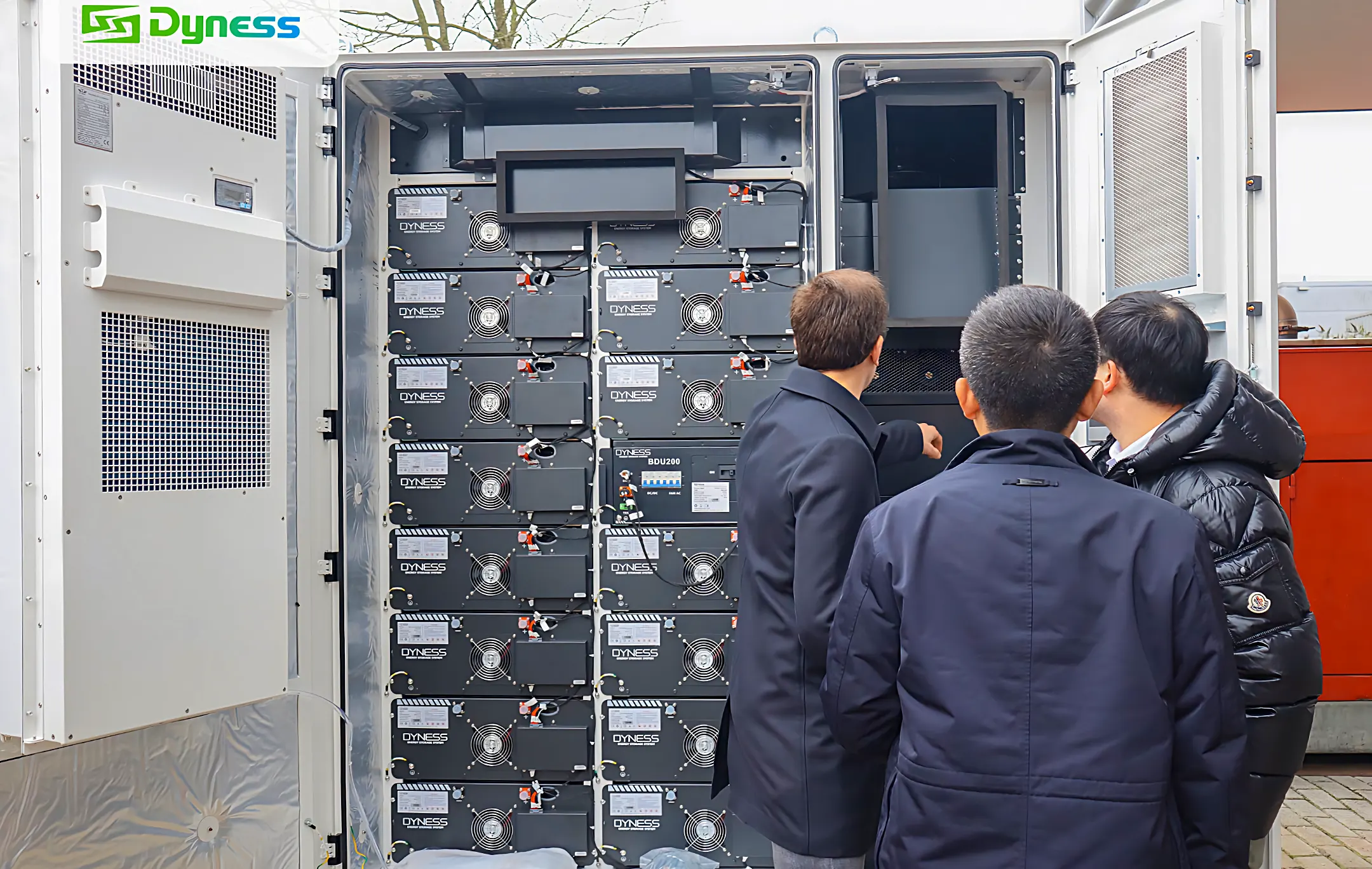 Installation of the Dyness DH200F energy storage system in the Netherlands