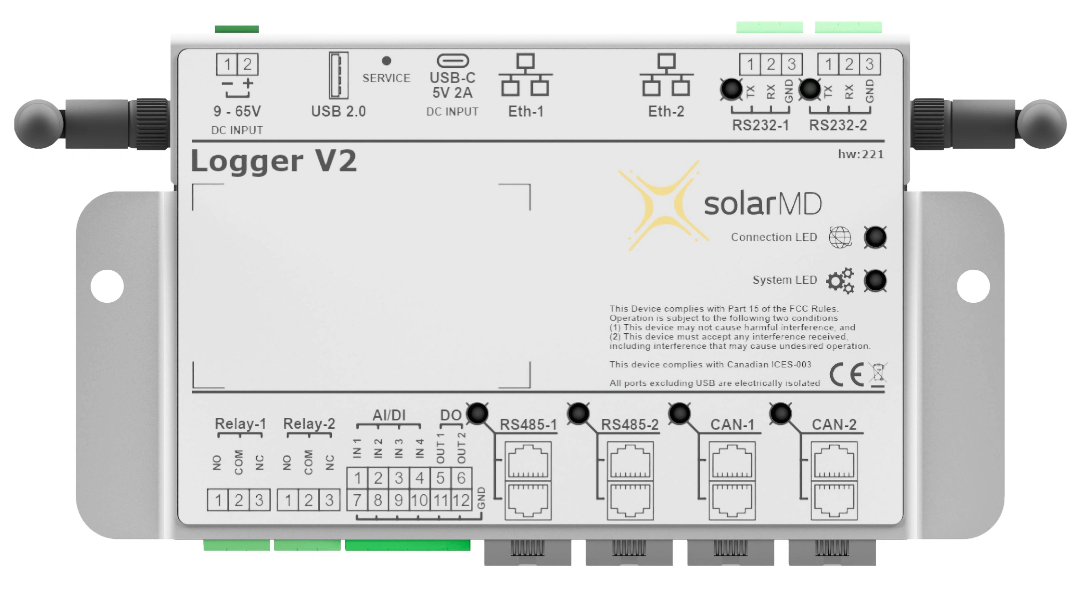 System controller Solar MD Logger V2